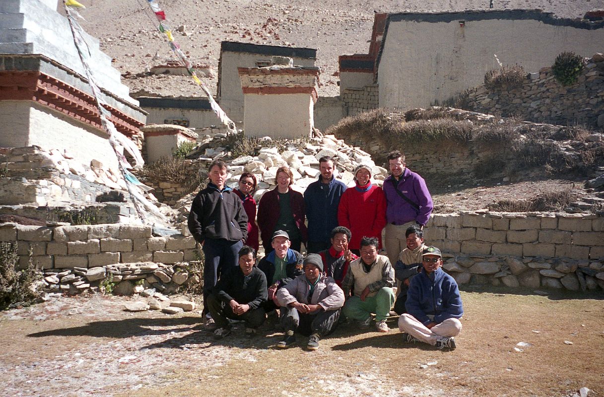 38 Jerome Ryan With Other Trekkers And Crew At Rongbuk Monastery